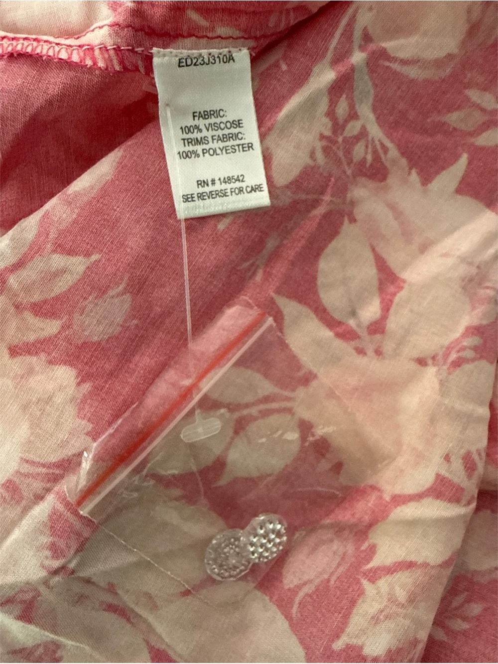 NWOT Aratta Silent Journey Fairy Rose Floral  Mesh Lace Jewes Buttondown Blouse - Picture 4 of 10